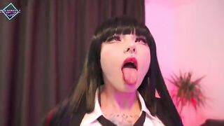 Karneli Bandi fucked the holes of hot Yumeko Jabami