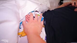 The stepdaughter has a hot and quickie sex with her stepfather