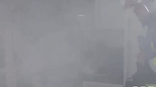 Firefighters fuck busty tattooed slut Monika Fox hard