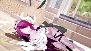 Rosaria’s Hillachurl fuck in Genshin Impact anime style