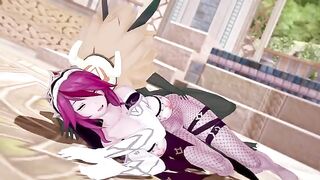 Rosaria’s Hillachurl fuck in Genshin Impact anime style