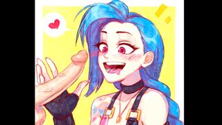 The best hentai videos with a hot League of Legends champion Jinx