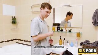 The toothbrush belongs to me and so does the dick - SISPORN