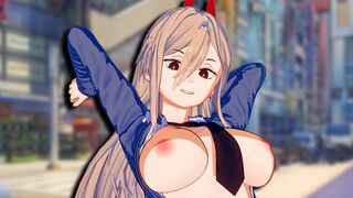 Chainsaw Man Power Hentai 3D, the best anime xxx in town