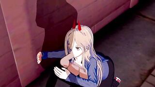 Chainsaw Man Power Hentai 3D, the best anime xxx in town