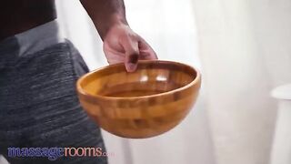 Petite Russian beauty Elena Vedem gets fucked in massage room