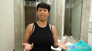 This amateur Latin beauty, Korin, is hungry for anal sex!