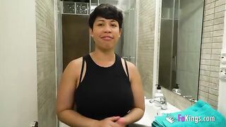 This amateur Latin beauty, Korin, is hungry for anal sex!