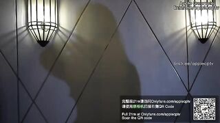 High heels Stockings 19 Dark Black Apple - exclusive porn