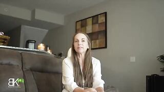 Hot stepmom Kymber Leigh shares a couch with her stepson
