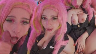Cute Mitsuri Kanroji gets fucked hard in exclusive vid