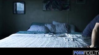 Redhead Lacy Lennon gets her pussy railed in a steamy scene