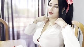 A hot girl with big boobs fucks her math teacher to pass the exam