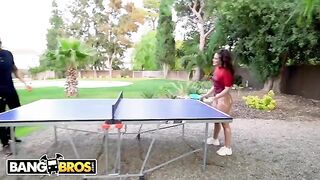 The best ass in town: let the ping-pong game begin with Ariana Van X!