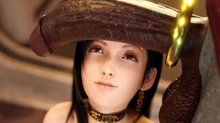 The dark side of Tifa Lockhart from Final Fantasy revealed in this hentai
