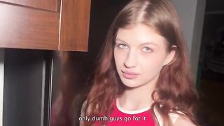 A cute baby has sex with her stepfather, fulfilling a fantasy