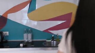 I saw skinny Asian skater and fucked her hard and deep