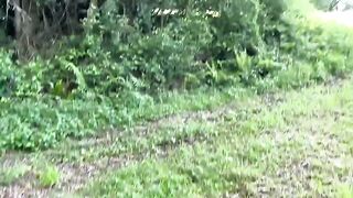 First sextape in the forest for this young French amateur couple