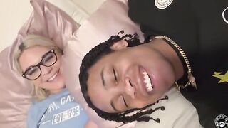 The fat ass of the PAWG was slapped by her roommate Lil D
