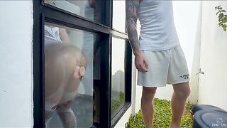 A guy made a peep show for his new neighbor with a bold stunt