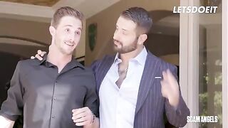 Two horny MILFs, Richelle Ryan and Aidra Fox, fucked a young football player