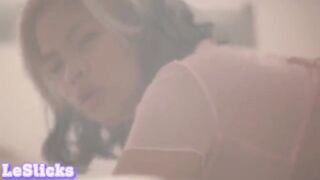 Asian beauty gets her pussy filled with sticky sperm and cum, showcasing passionate intensity
