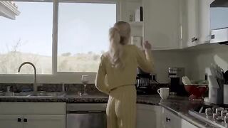 A smoking hot blond babe cheats on her wife and gets fucked hard