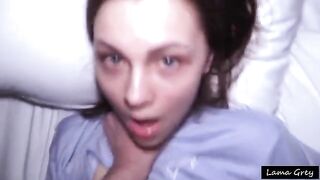 The guy turned a cute girl into a slut in the dorm