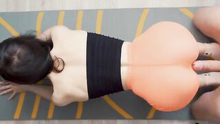Oiled ass smashing with a fit girl. Lana Anal