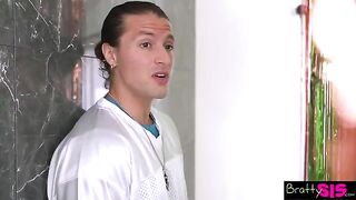Lulu Chu wants to taste stepbrother's cum, asking Maria Kazi for help