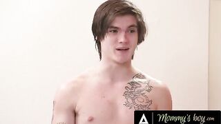 Pervert guy wants to open sexy MILF Crystal Rush’s ass with his dick