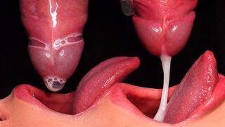 ASMR blowjob with a guy who loves to cum