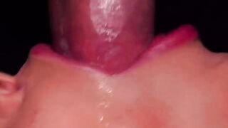 ASMR blowjob with a guy who loves to cum