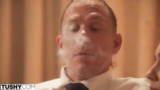 A bad girl is obsessed with anal and married men, featuring intense scenes