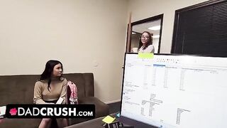 Pervert stepdad fucked Asian stepdaughter and her hot boss