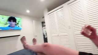 A hot blonde realtor gets fucked hard by her client in a steamy session