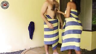 An amateur couple has amazing sex in the bathtub, showcasing real passion