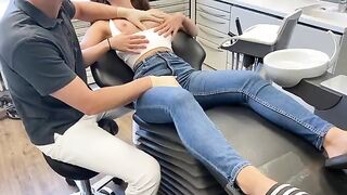 My doctor is checking my boobs, not my teeth!!!