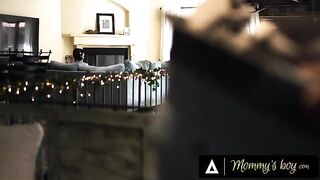 Busty stepmom Rachael Cavalli gets her pussy railed after catching her stepson jerking off