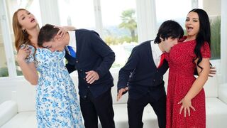 The stepsons are losers and they can’t deal with girls, so their stepmoms teach them