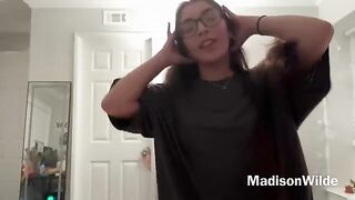 The hot Latina chick gave her boyfriend a blowjob