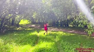 A young French girl is desperate for cock, and she gets it hard