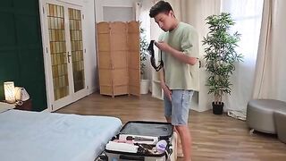I caught my Colombian friend masturbating in my underwear, and things got spicy