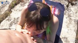 A blowjob was the only payment for the guard's favor