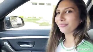 Fan picked up sexy petite star Gianna Dior and fucked her hard