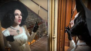 Resident Evil Village cosplay with a sexy twist, Lady Dimitrescu’s charm