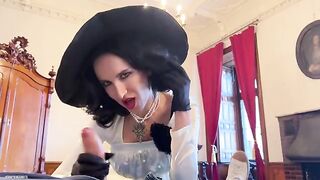 Resident Evil Village cosplay with a sexy twist, Lady Dimitrescu’s charm