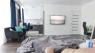 Pervert stepson gets his asshole gapped by kinky stepmom using Autoblow