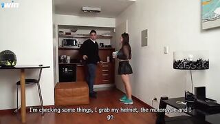 Aglaia Spicy delivers her ass at a friend's house ANAL CREAMPIE