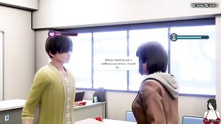 3D hentai school girl Yuna Room Girl gets fucked hard part 2